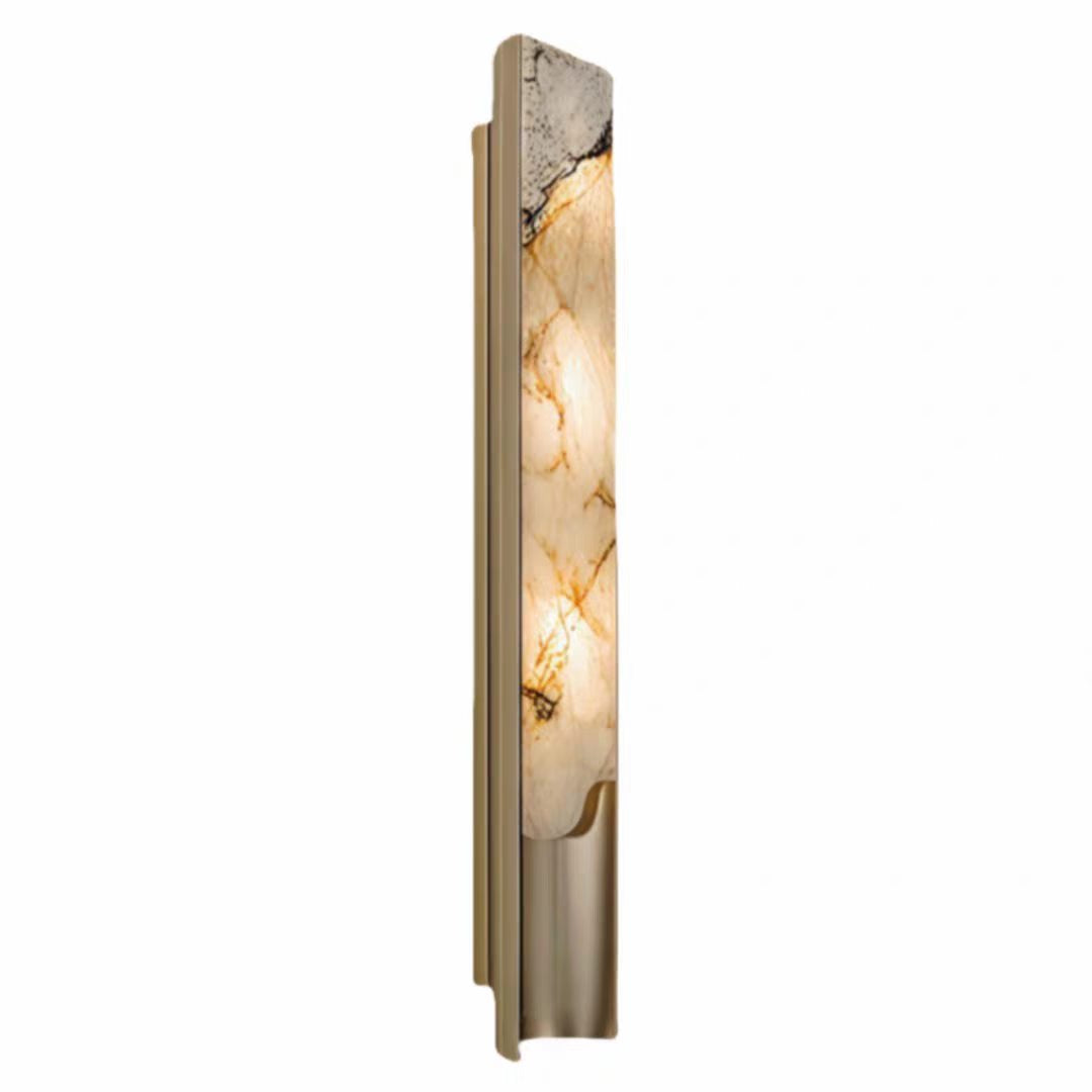 Modern Spanish Alabaster Linear Wall Sconce - 35"