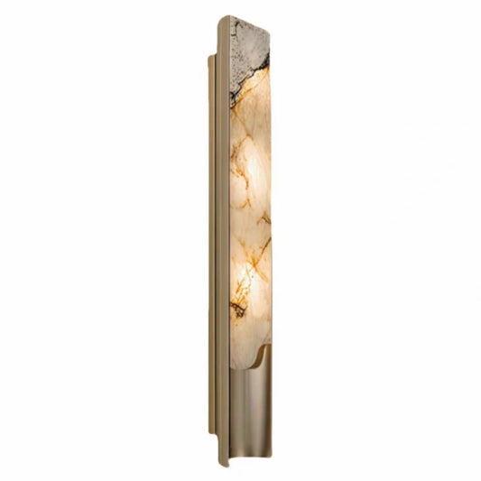 Modern Spanish Alabaster Linear Wall Sconce - 35"