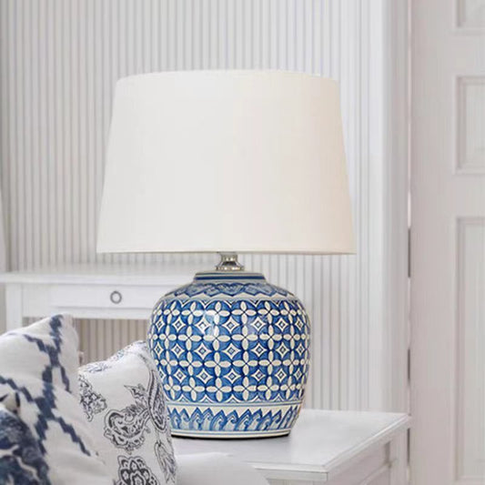 The Heritage Trellis Ceramic Table Lamp